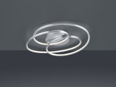 TRIO 673916007 Gale LED stropné svietidlo 38W/3850lm 3000K matný nikel, switchdimmer