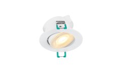 SYLVANIA 0090030 SylSpot zápustné svítidlo D87mm LED 5,5W 550lm 2700/3000/4000K IP44/20 bílá (3ks)