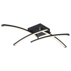 GLOBO 67129-24 TANSY I stropné svietidlo LED 24W/1850lm 3000-4000-6000K čierna matná, opál