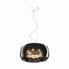 Závěsné svítidlo 6x G9 kouřová chromová Zuma Line Crystal P0076-06X-F4FZ