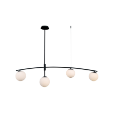 ITALUX PND-31322-4A-SB Senai závěsné svítidlo 4xG9 černá matná, bílá