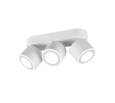 TRIO 652910331 TAURUS stropné/zápustné bodové svietidlo LED 3x3,5W/340lm, 3x1,5W/110lm 3000K matná biela