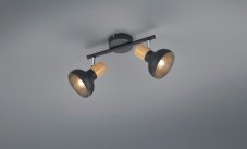 TRIO Reality R81522032 LATIKA stropní bodové svítidlo/spot 2xE14 černá matná