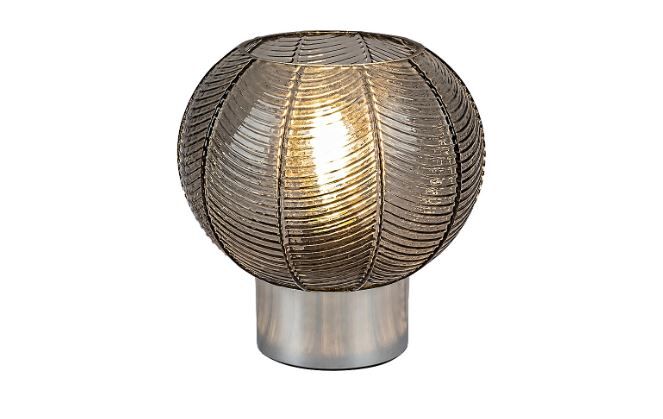 RABALUX 74017 Monet stolní lampička 1xE27 V200mm chrom, kouřová
