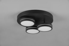 TRIO 626510342 FRANKLIN stropné svietidlo SMD LED D350mm 3x8,5W/1000lm 3000K antracit, switchdimmer