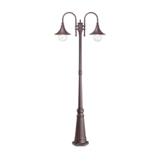 IdealLux 246840 CIMA PT2 zahradní sloupek E27 2x60W IP43 kávová