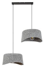 RABALUX 72190 Farelia závesné svietidlo 2xE27 čierna, šedá