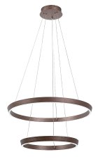 Závěsné svítidlo LED 3000–6500K kávová IP20 Rabalux NEVIRA 72403