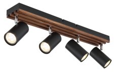 GLOBO 57909-4 KAYDEN stropní bodové svítidlo/spot 4xGU10 černá