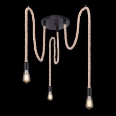 GLOBO 69029-3H1 ULLEU závesné svietidlo 300 mm 3xE27 60W IP20 čierna