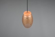 TRIO Reality R31571065 BIDAR závesné svietidlo D150mm 1xE27 kávová