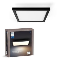 8720169329058 Philips HUE Aurelle stropní panel LED 300x300mm 19W/1940lm 2200-6500K černá bluetooth