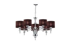 AZzardo AZ2902 DECOline IMPRESS 7 BROWN stropní závěsné svítidlo 7xE27 50W IP20 hnědá