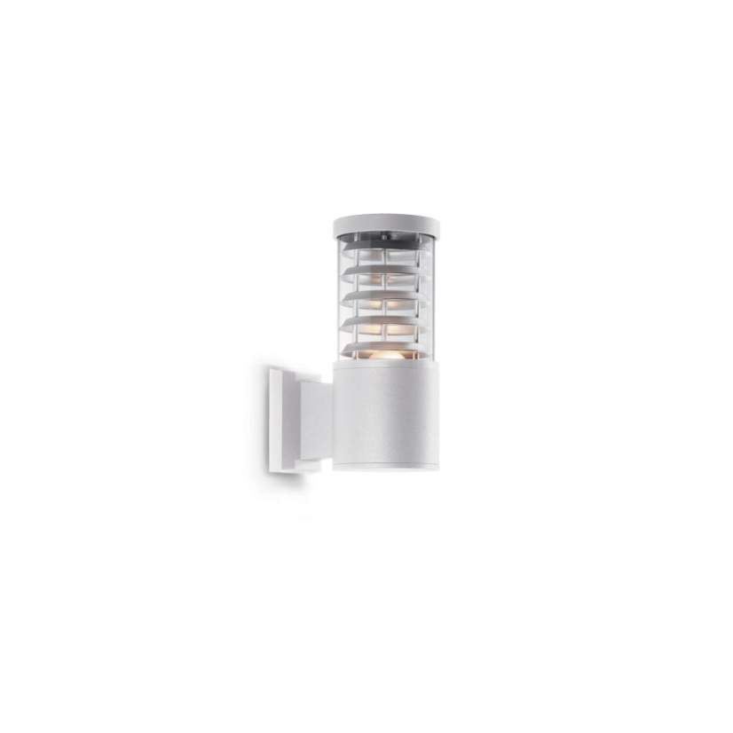 Exteriérové ​​nástěnné svítidlo Ideal lux 118659 Tronciu AP1 BIANCO 1xE27 60W IP44
