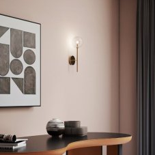 Nástenné svietidlo Ideal lux 200149 EQUINOXE AP1 OTTONE ANTICO 1xG4 2W stará mosadz