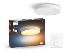 Philips HUE LED White Ambiance 41159/31/P6 Enrave M stropní svítidlo 19,2W 2450lm 2200-6500K 38,1cm bílé stmívatelné BlueTooth + HUE Switch