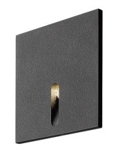 RABALUX 71169 Boven zápustné svietidlo do steny LED 3W/10lm 3000K IP54 čierna