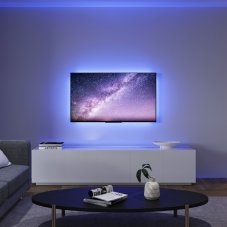 TRIO Reality R65593102 SCREEN LED pásik 3m SMD LED 6,5W RGB čierna, diaľkový ovládač