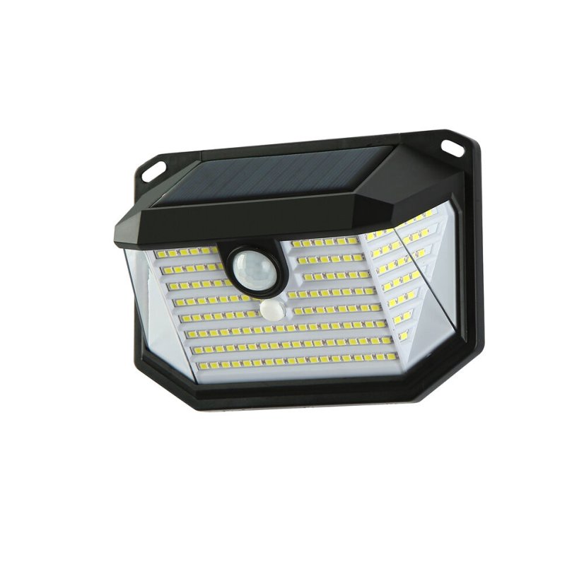 Immax 08486L IMMAX SIDE vonkajšie solárne nástenné svietidlo LED 4W/300lm 6000K, IP65, PIR senzor, čierna