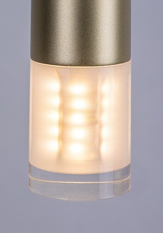 RABALUX 72357 Ramira závesné svietidlo D30mm 1xG9 zlatá, priehľadná