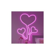 TRIO Reality R65583100 NEON LED pásek 3000mm 14W/1200lm 3000K RGBW bílá, stmívatelné, dálkový ovladač