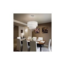 Závesné svietidlo/Luster Ideal lux 068299 OPERA SP6 BIANCO 6xE27 60W biela