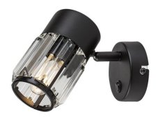 RABALUX 73059 Venaro nástěnné bodové svítidlo/spot s vypínačem 1xE14 černá