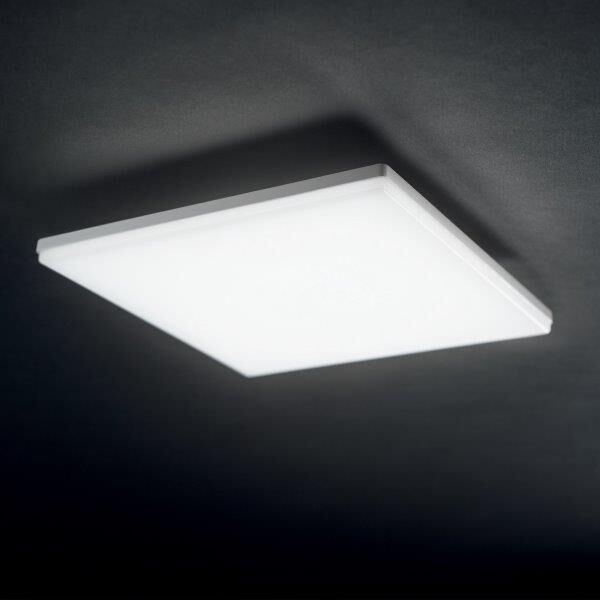 Exteriérové ​​sxteriérové ​​exteriérové ​​stropní svítidlo Ideal lux 202921 MIB PL1 SQUARE 1xLED 20W / 1200lm 4000K bílá IP65