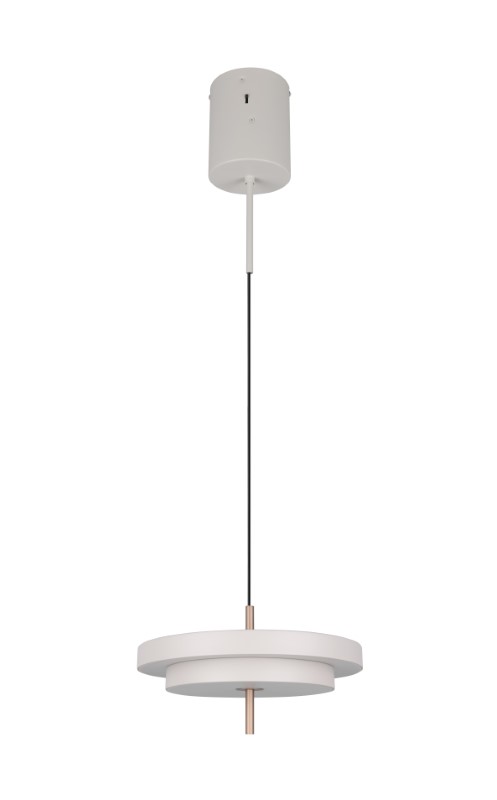 TRIO 340219176 KEATON závesné svietidlo D400mm SMD LED 34,5W/4000lm 2300+3000+4000K svetlošedá, switchdimmer