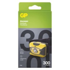 GP P8571 LED čelovka 300lm 3× AAA IPX6 žluto-šedá