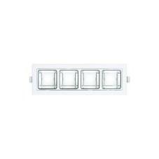 Sylvania 2021689 zápustné svietidlo Optix Recessed 4 Cells 3000K hliník DALI