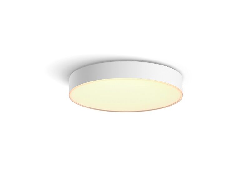 Philips HUE LED White Ambiance 41158/31/P6 Enrave S stropní svítidlo 9,6W 1220lm 2200-6500K 26,1cm bílé stmívatelné BlueTooth + HUE Switch