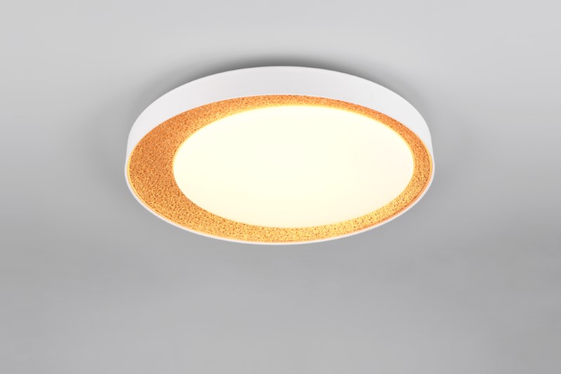 TRIO Reality R64611179 ALETA stropní svítidlo D450mm SMD LED 24W/2500lm 2700 - 6500K zlatá, dálkový ovladač