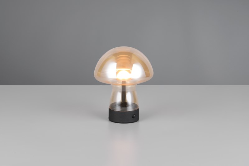 TRIO Reality R54981113 DOOLEY dotyková stolní lampička v180mm SMD LED 1,5W/140lm 3000K jantarová