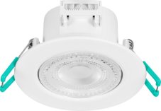 SYLVANIA 0090096 SylSmart zápustné svítidlo D87mm LED 4,8W 360lm 2700-6500K+RGB IP44 bílá