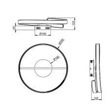 TRIO Reality R67071131 PARMA stropné svietidlo SMD LED 37W/4500lm 4000K biela matná, switchdimmer