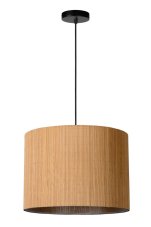 LUCIDE 03429/42/30 MAGIUS Závěsné svítidlo E27 1x40W světlé dřevo, černá