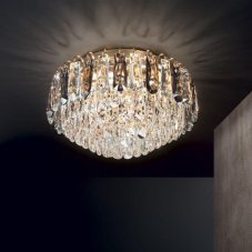 IdealLux 241296 MAGNOLIA PL7 stropné svietidlo G9 7x15W IP20 mosadz