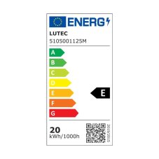 LUTEC 5105001125 DOBLO venkovní nástěnné svítidlo LED 19,1W 1500lm 3000K IP54 tmavě šedá