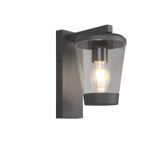 TRIO 211060142 CAVADO vonkajšie nástenné svietidlo 1xE27 IP44 antracit