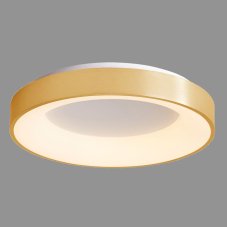 Italux 5304-850RC-GD-3 LED stropné svietidlo Giulia D600mm 50W/2750lm 3000K zlatá, biela