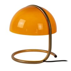 LUCIDE 46516/01/53 CATO stolná lampička V250mm 1xE27 mosadzná, oranžová