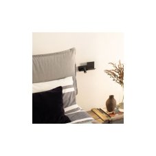Ideal Lux 291796 KOMODO-1 nástenné svietidlo s vypínačom LED 4,5W 250/210lm 3000K čierna