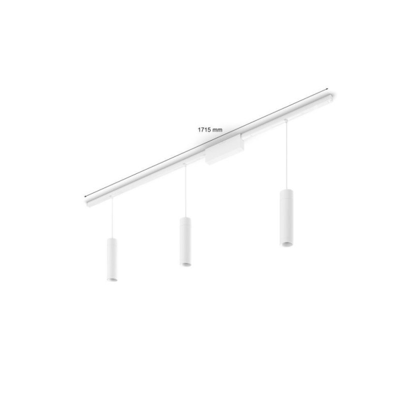 8719514407749 Philips Hue White and Color Ambiance Perifo závěsné svítidlo LED - souprava 15,6W/3x490lm 2000-6500K+RGB bílé