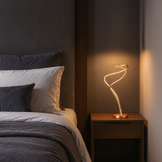 TRIO SELECT 544310179 NALA stolní lampička V560mm SMD LED 17W/1900lm 2300+3000+4000K zlatá