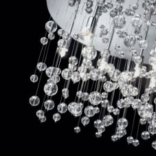 Stropní svítidlo Ideal lux 030784 NEVE PL15 CROMO 15xG9 40W