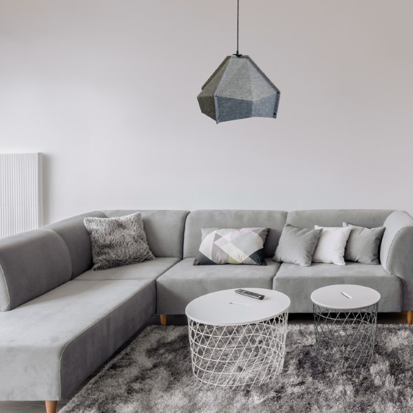 RABALUX 72000 Lomiro závesné svietidlo D440mm 1xE27 šedá