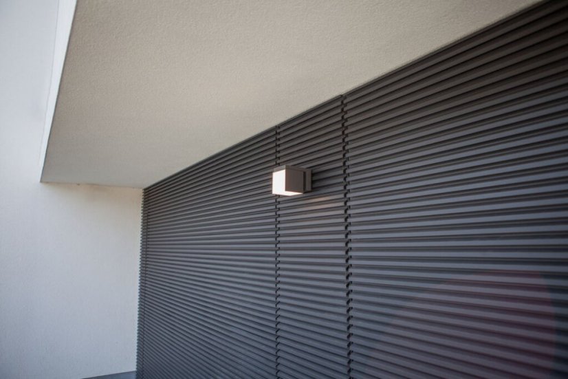 5193803118 LUTEC CUBA venkovní nástěnné LED otočné svítidlo 12W 500lm 3000K tmavá šedá IP54