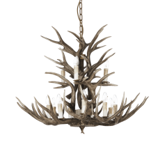 Závěsné svítidlo / Luster Ideal lux 113975 CHALET SP12 12xE14 40W