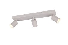 TRIO 867700376 SOKA stropné bodové svietidlo/spot 3xGU10 svetlošedá